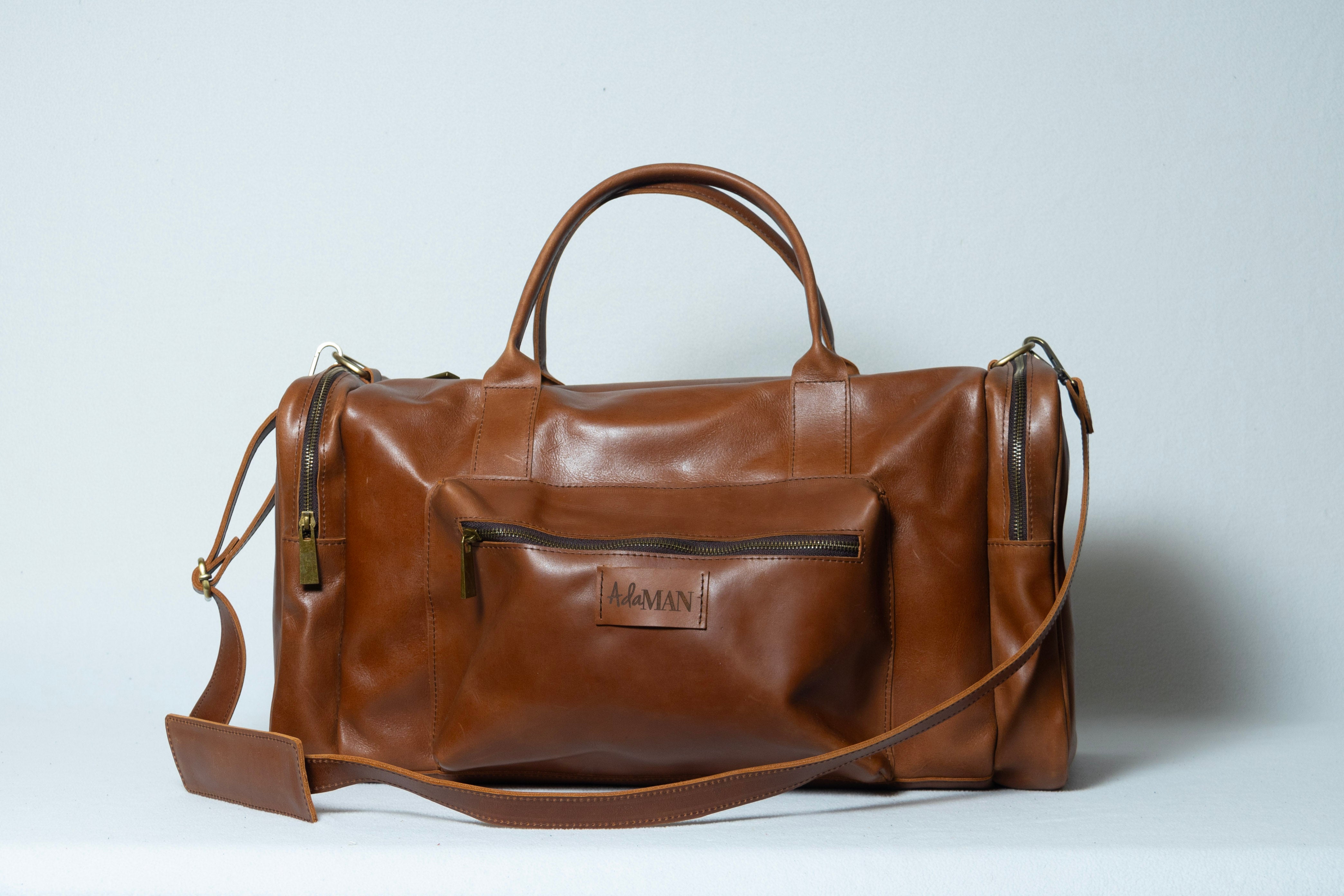 AdaMan Leather Weekender