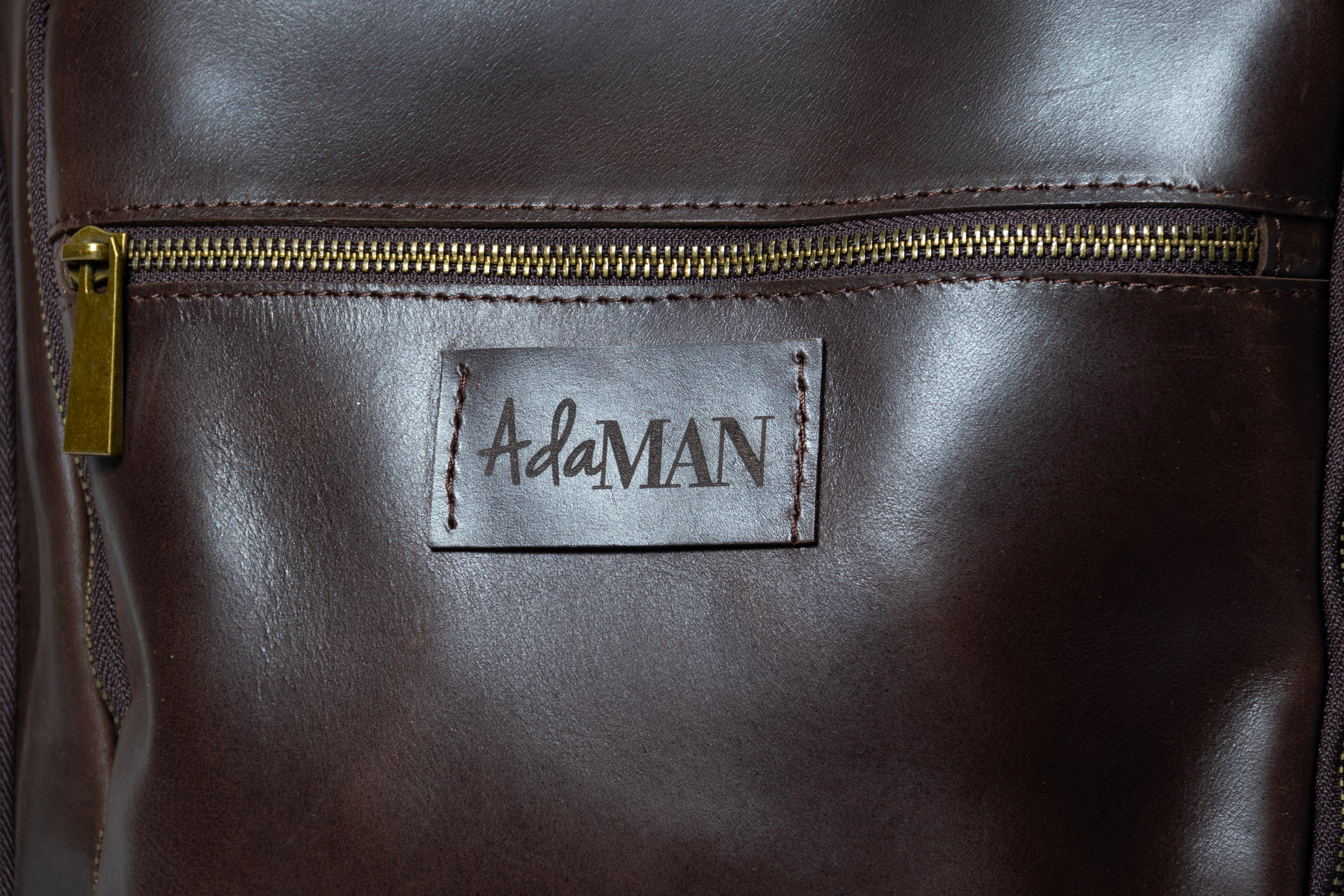 AdaMan Leather  Double Backpack