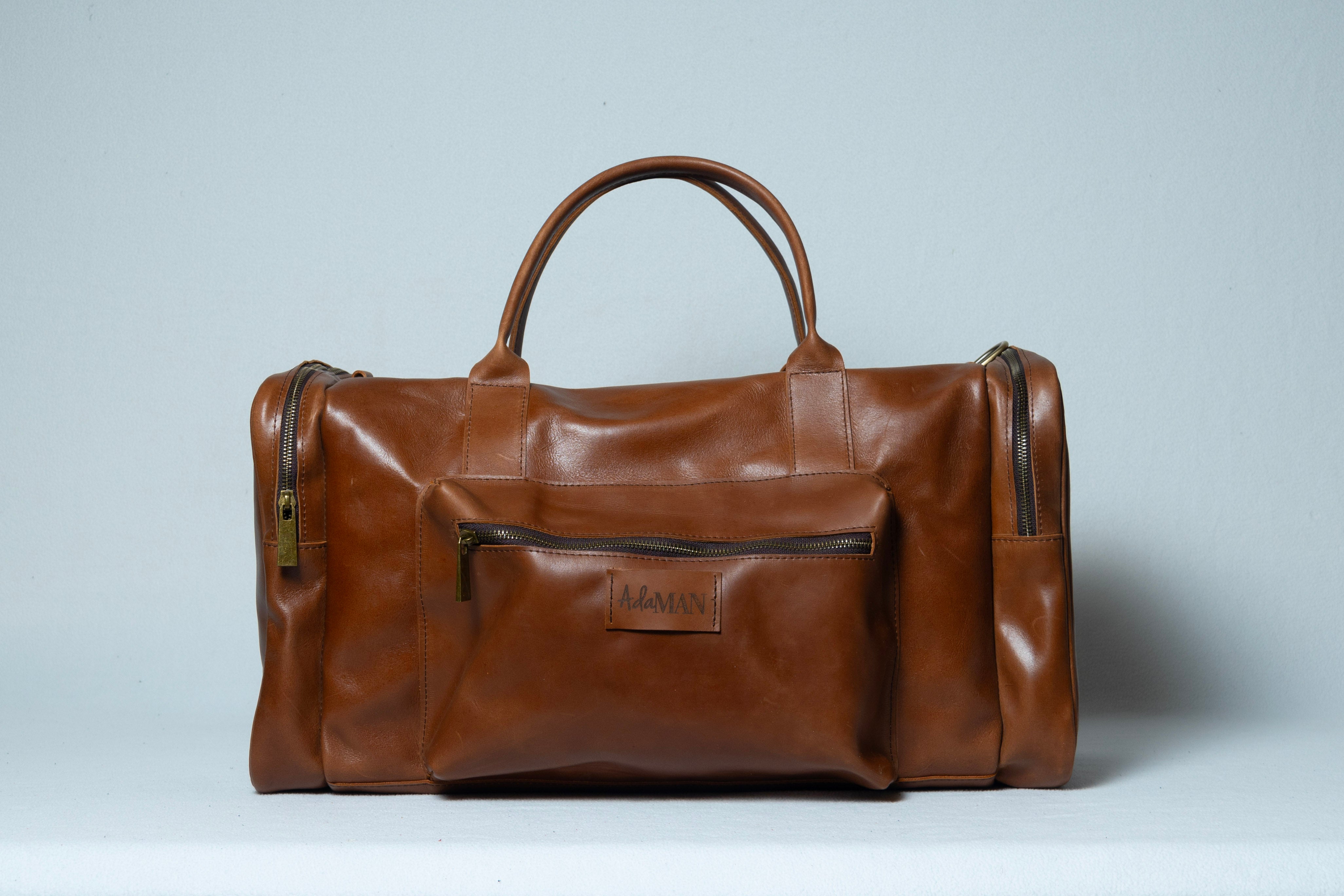 AdaMan Leather Weekender