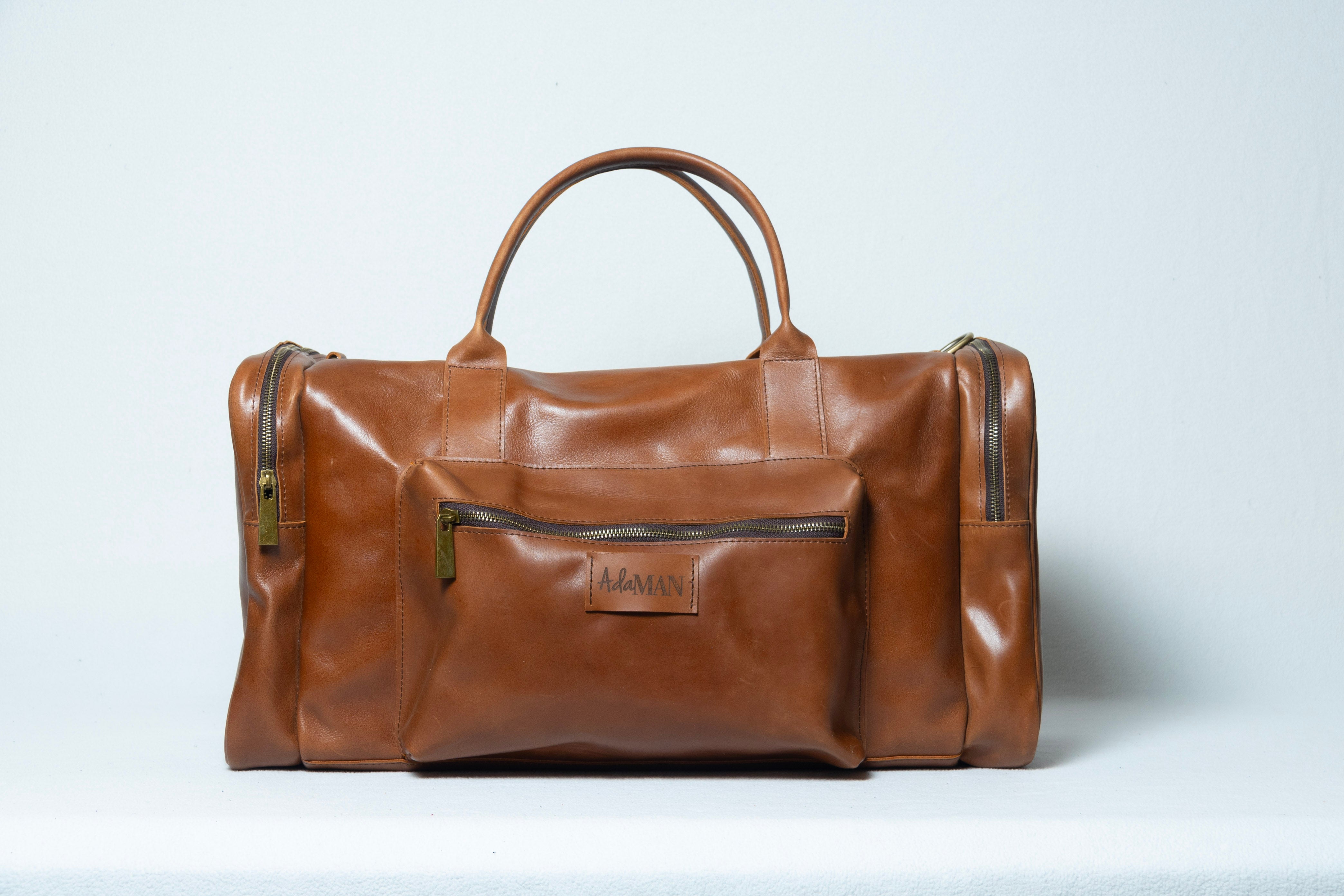 AdaMan Leather Weekender